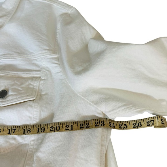 NWT BANANA REPUBLIC FACTORY WHITE DENIM JACKET SIZE XXL - Picture 12 of 12